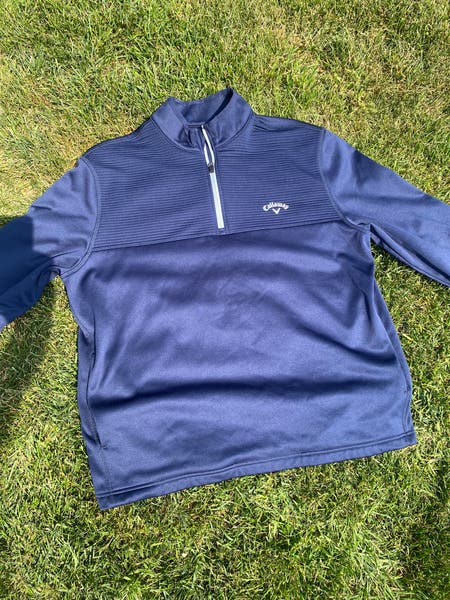 Navy Blue Men's Callaway Golf Zip Up Large | SidelineSwap | Buy