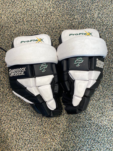 Used Pro Flex Shamrock Lacrosse Gloves