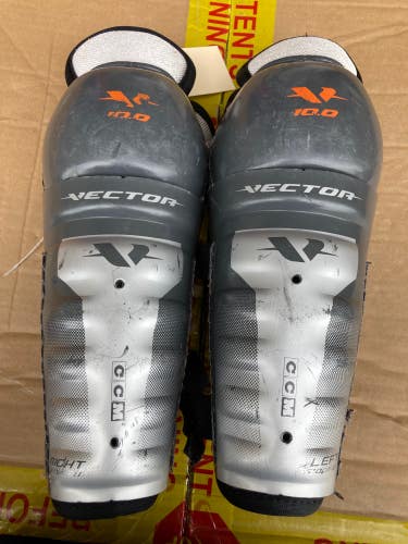 Used CCM Vector Shin Pads