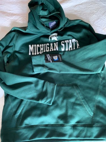 Michigan state Large NWT hooded sweatshirt