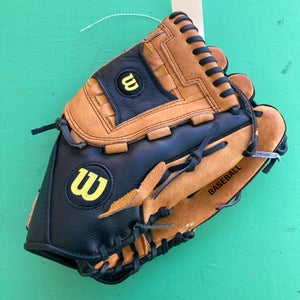 Used Wilson A350 Right Hand Throw Outfield Baseball Glove 12"