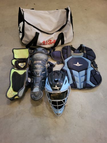 Used All Star System 7 Axis Catcher's Set