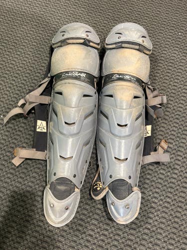 Used All Star LG40WPRO Catcher's Leg Guard