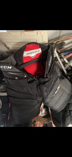 Used Large CCM Extreme Flex II Shield Pro Hockey Goalie Pants