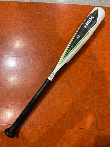 Used USSSA Certified 2017 Marucci Hex Alloy 2 Alloy Bat -10 17OZ 27"