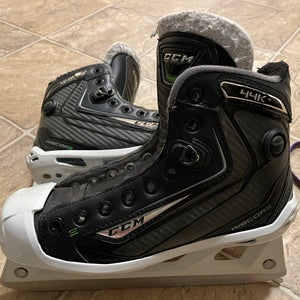 Used CCM Regular Width Size 4.5 RibCor 44K Hockey Goalie Skates