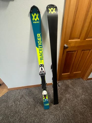 Used Racetiger SL Skis With Bindings