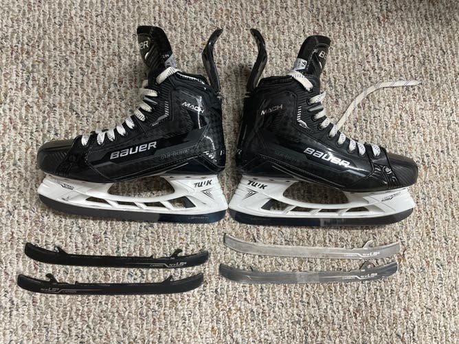 Used Bauer Regular Width   Size 9.5 Supreme Mach Hockey Skates
