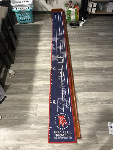 Perfect Practice Putting Mat Barstool Edition In Like New Condition (With Ball Return System)