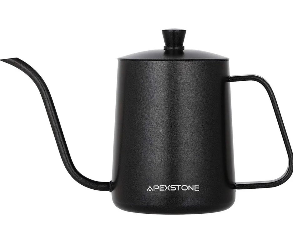 900 ml Black / Stainless Steel Teapot Pour Over Kettle Coffee Kettle Hand Drip
