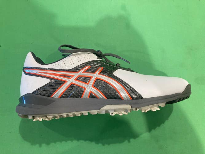 White Adult Used Men's 9.5 (W 10.5) Asics Golf Shoes