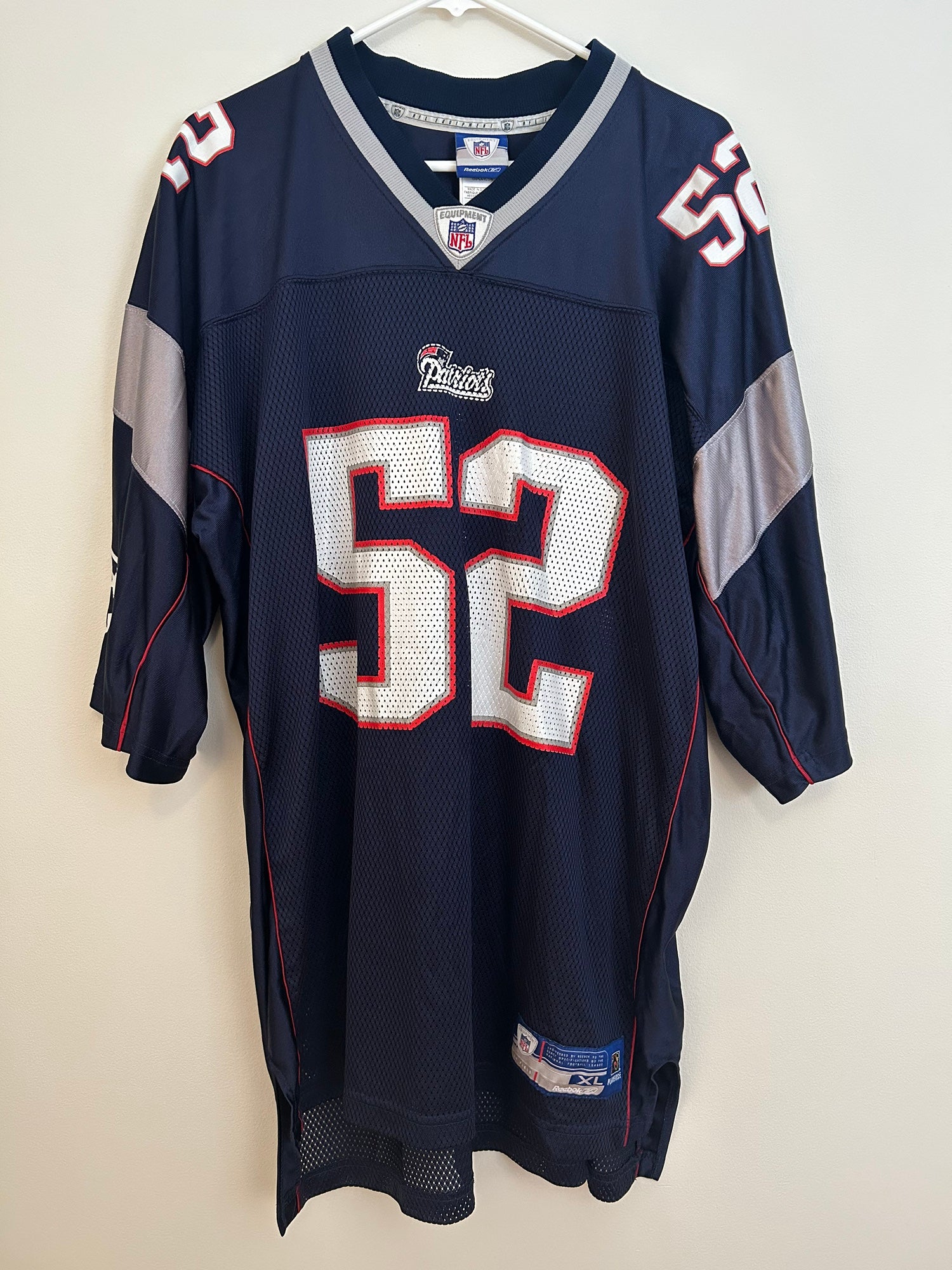 TOM BRADY NEW ENGLAND PATRIOTS VINTAGE 2000'S REEBOK JERSEY ADULT 2XL -  Bucks County Baseball Co.