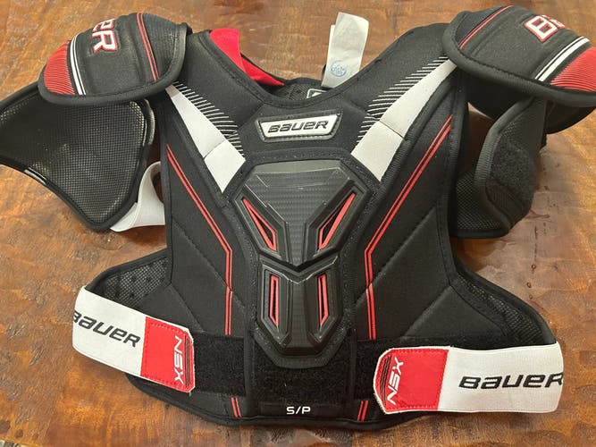 Never Worn! Senior Used Small Bauer NSX Shoulder Pads