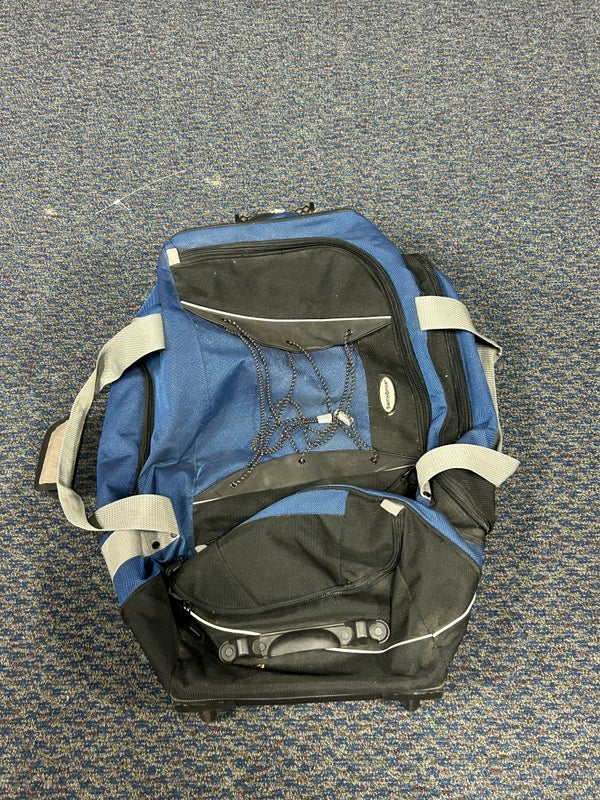 Blue Used Samsonite Wheeled Duffle Bag