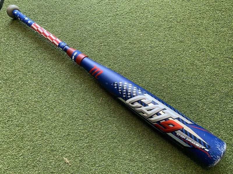 Marucci CAT 9 Composite Pastime 31/23 USSSA Baseball Bat w/ New Lizard Skins