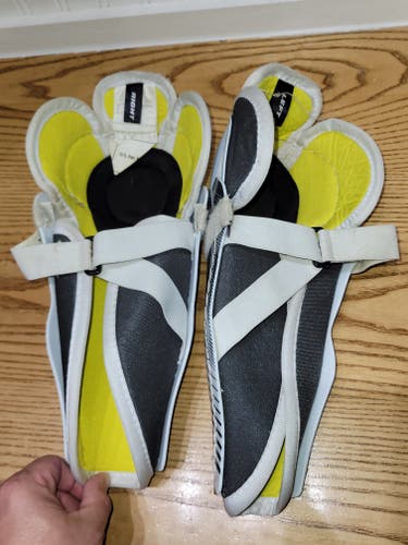 Used Bauer Supreme S170 Hockey Shin Pads 10" size