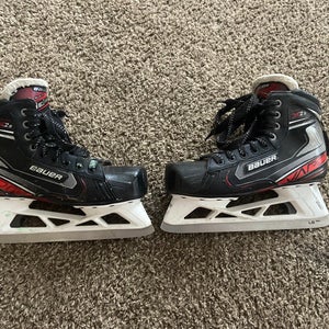 Goalie Skate Intermediate Used Bauer Vapor X2.9 Hockey Skates Regular Width Size 7.5