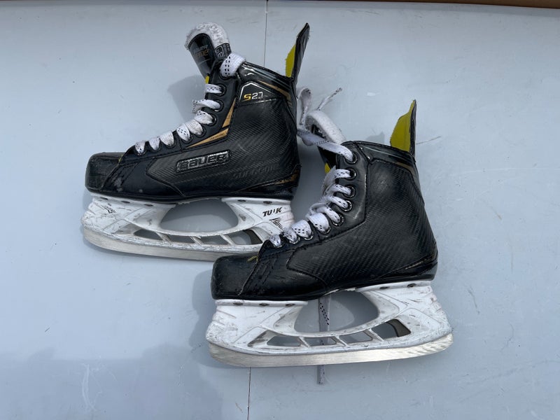 Junior Used Bauer Supreme S27 Hockey Skates D&R (Regular) 3.0