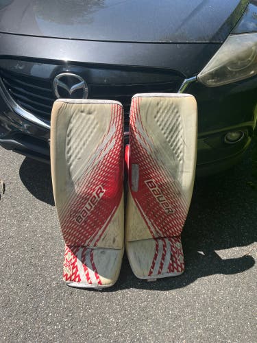 Large Bauer Pro Stock Vapor 2X Pro Goalie Leg Pads