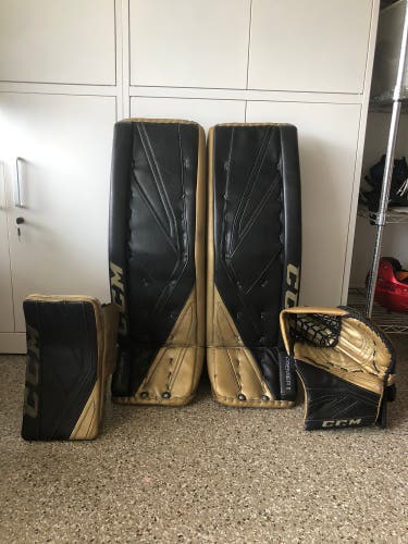 35" Pro Stock Premier II Pro Goalie Full Set