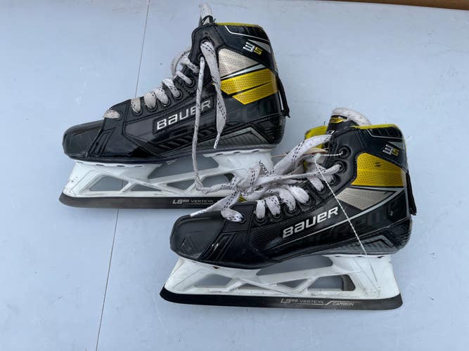 Senior Used Bauer Supreme 3s Hockey Goalie Skates D&R (Regular) 7.5
