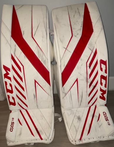 34" CCM  Axis 1.9 Goalie Leg Pads