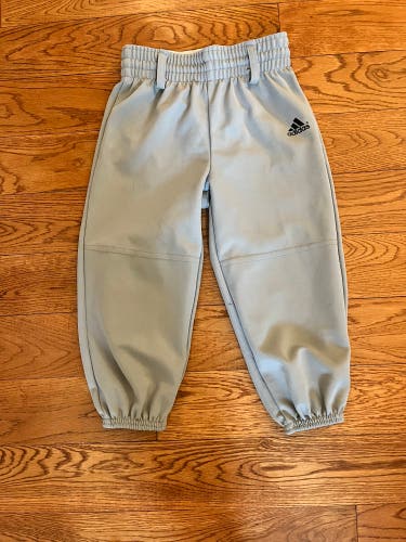 Gray Used XXS Adidas Game Pants