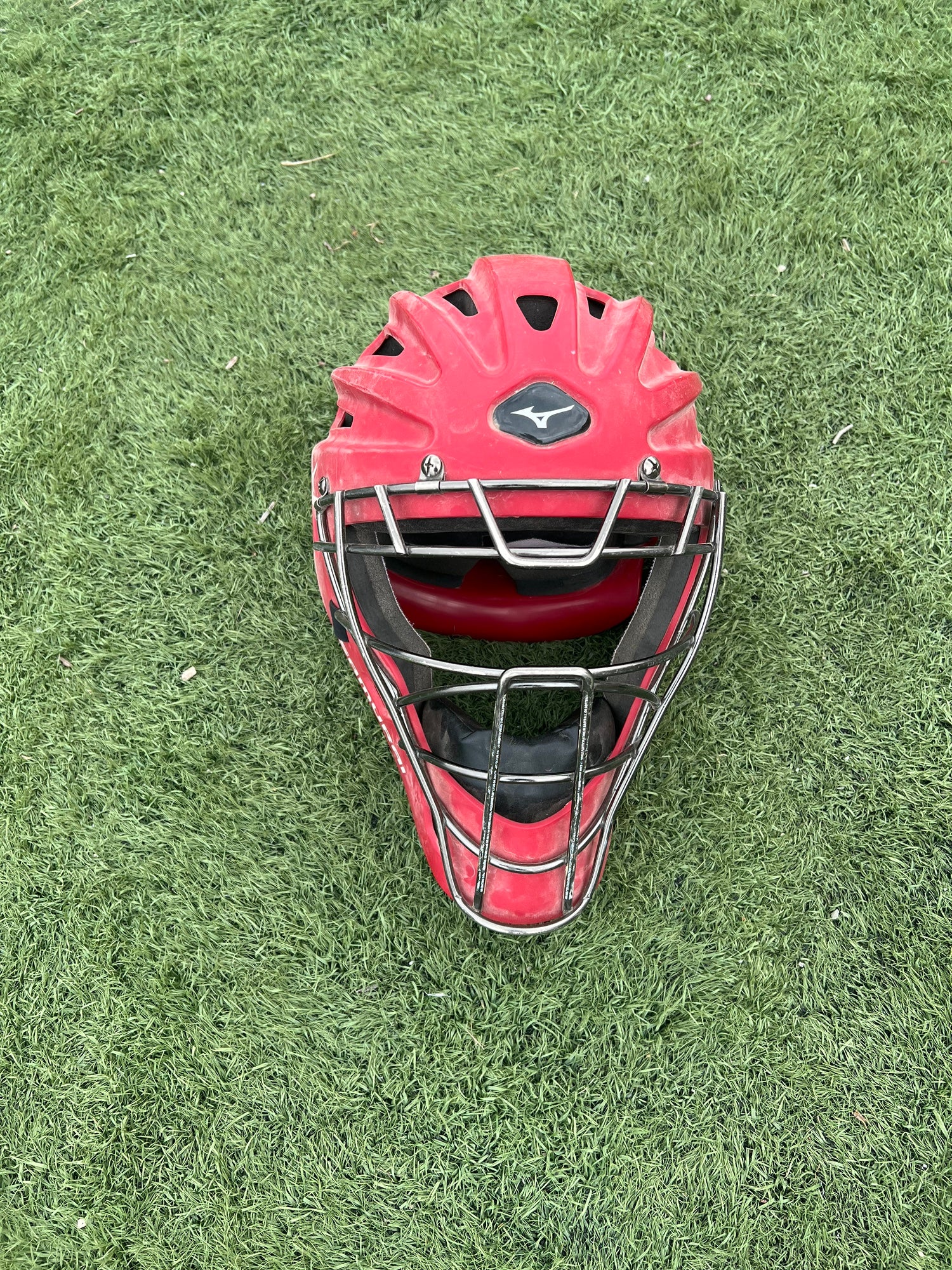 Mizuno Samurai Catcher's Face Mask, Red