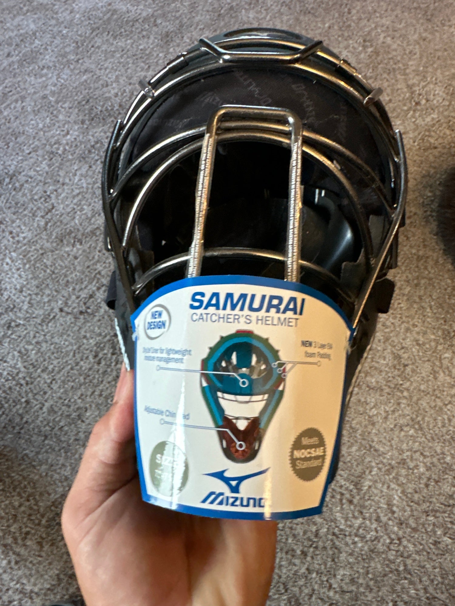 mizuno catchers helmet replacement parts
