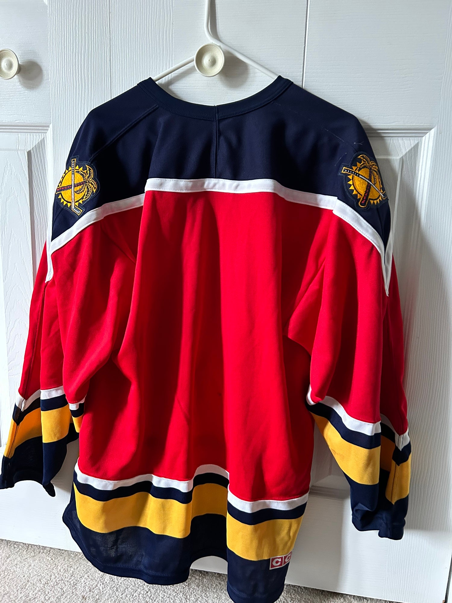 Vintage Pavel Bure Florida Panthers sublimated jersey.