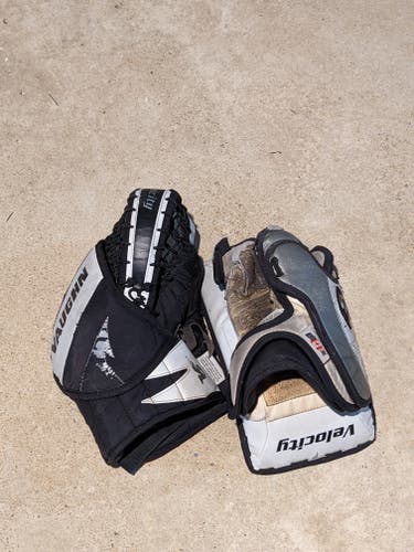 Used Vaughn Velocity V5 glove and blocker