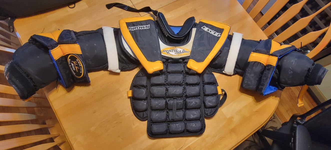 Chest and Arm Protectors - Brown Hockey