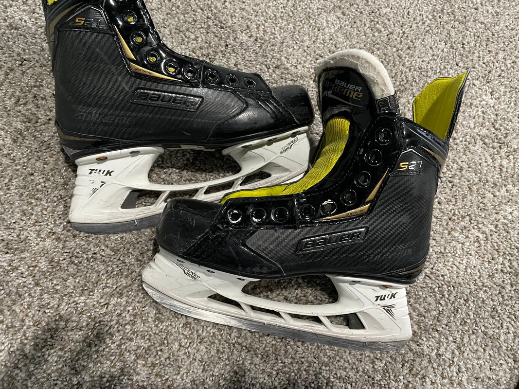 Youth Bauer Pro Stock Size 5 Supreme Hockey Skates SidelineSwap