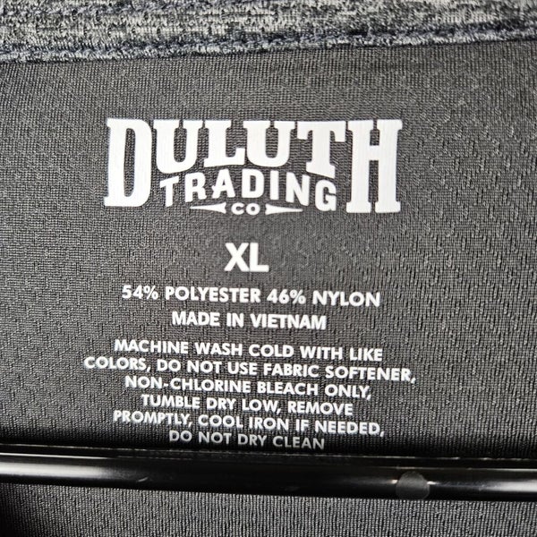 Duluth Trading Men's Gray Performance Breathable Cool Workout T Shirt Size: XL