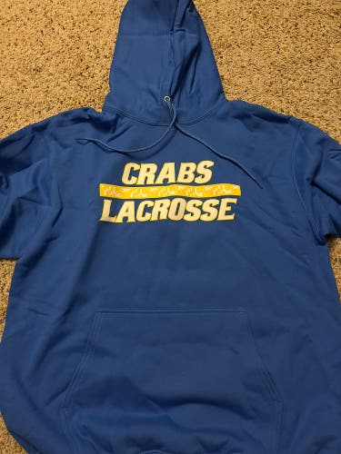 New Team Issued Crabs Lacrosse Sweatshirt