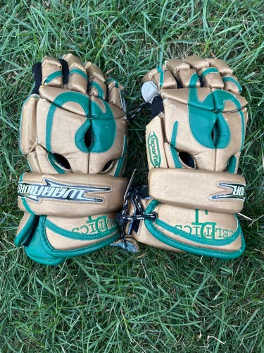 Used Warrior Lacrosse Gloves 13"