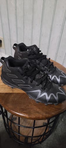 Used Men's Size 9.5 (Women's 10.5) Molded Cleats Adidas Mid Top Freak