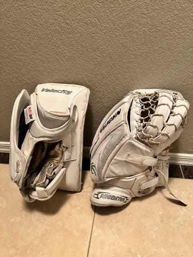 Regular Senior Vaughn Velocity 7450 Glove And Blocker Set