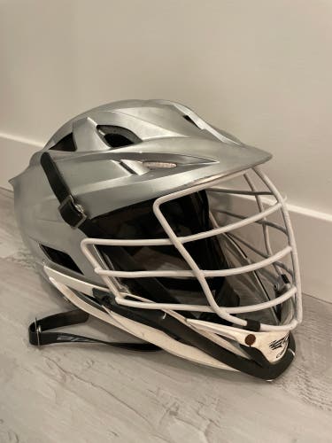 Cascade chrome lacrosse helmet
