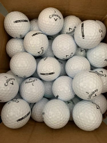 3 Dozen (36) Callaway Supersoft Max/Magna AAAA Used Golf Balls Near Mint
