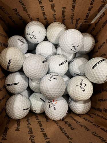 6 Dozen (72) Callaway Supersoft Max/Magna AAA Used Golf Balls Value Condition