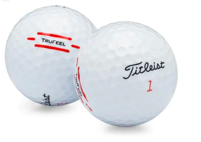Used Titleist TruFeel Balls 48 Pack (4 Dozen)