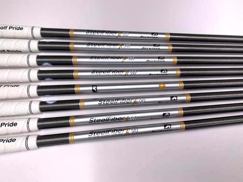 AeroTech SteelFiber FC90 F4 Stiff Graphite Iron Set Shafts- 34