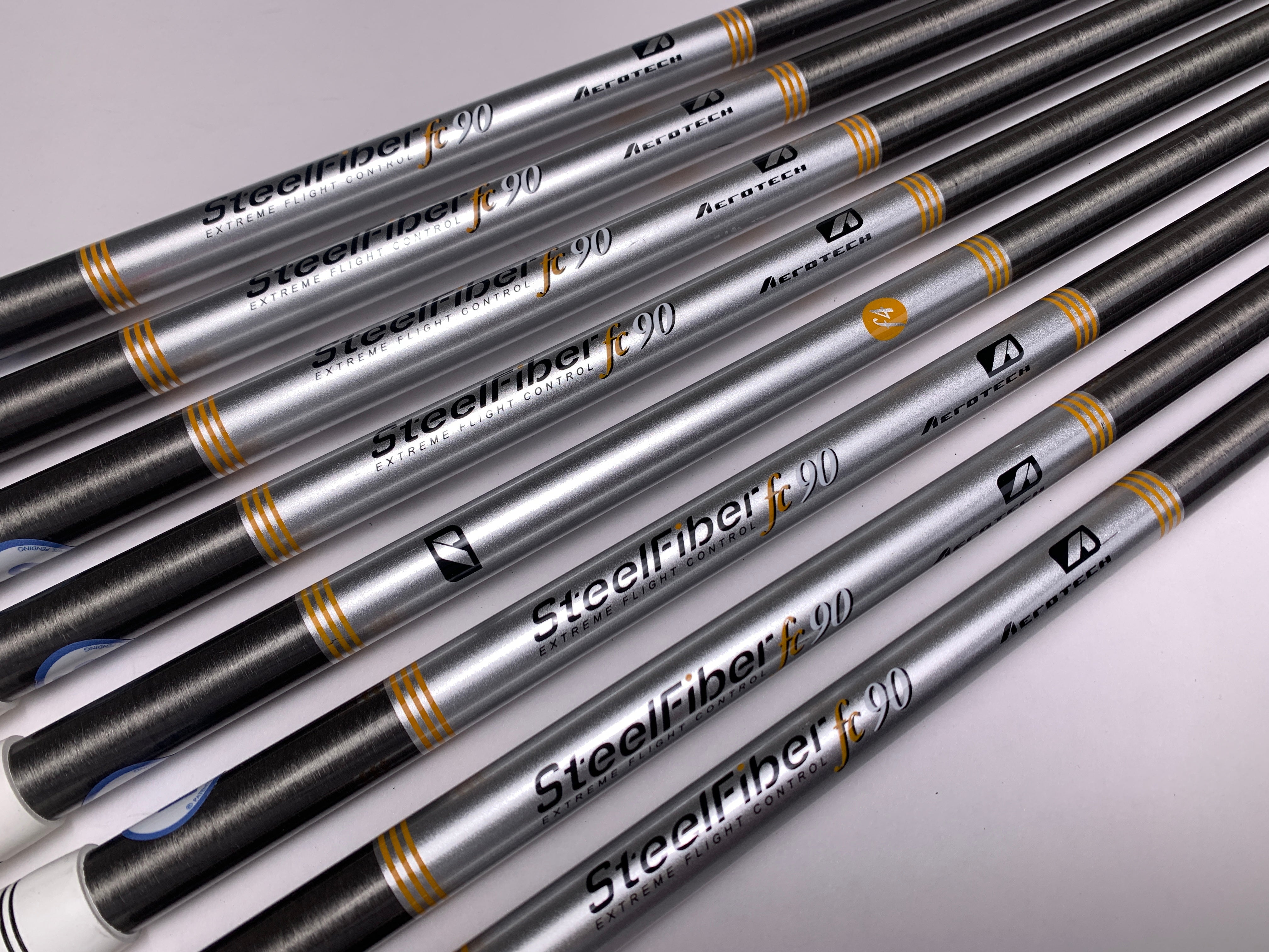 AeroTech SteelFiber FC90 F4 Stiff Graphite Iron Set Shafts- 34