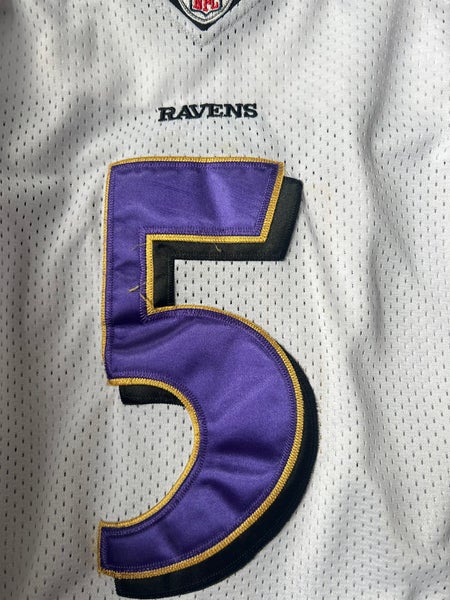 Baltimore Ravens Flacco Jersey Color Rush Purple Nike Stitched On Field  Small