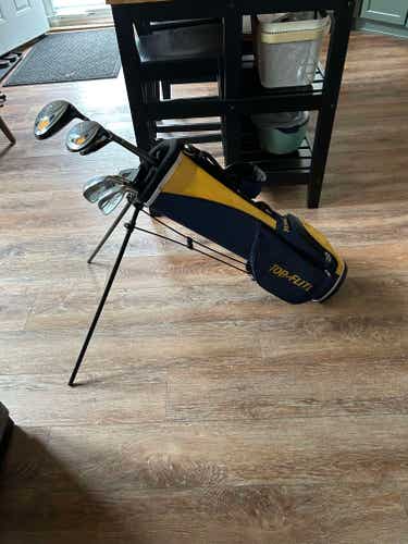 Junior Used Top Flite Right Handed XLj Clubs (Full Set) Junior 7 Pieces