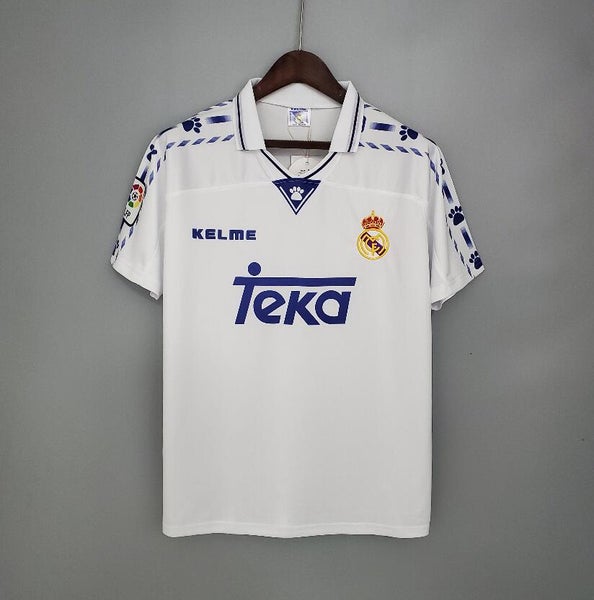 REAL MADRID 1994/96 Kelme Away Football Shirt M Mens Vintage