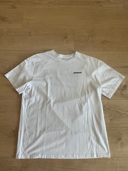 ✨Patagonia✨Plain White★Shirt★L Size White Patagonia Logo T Shirt XL - NEW | SidelineSwap | Buy and