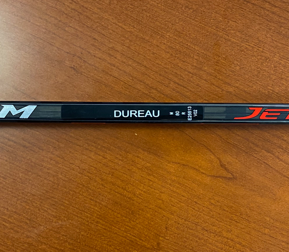 #78 Forward Jaydon Dureau - Senior New Left Hand CCM JetSpeed FT3 Pro Hockey Stick Pro Stock