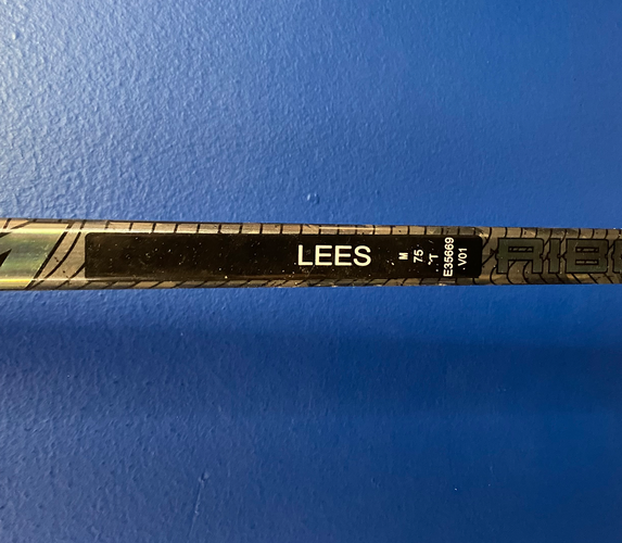 #8 Defenseman Jesse Lees New Right-Handed CCM Ribcore Trigger 6 Pro Hockey Stick Pro Stock